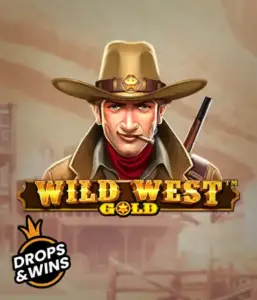  See the bold sheriff of "Wild West Gold," a popular slot game by Pragmatic Play. The graphic depicts a stern-faced sheriff with a sheriff’s badge, framed by a sun-baked Old West town backdrop. The game's title is boldly featured in a stylized font, complementing the Wild West adventure theme. 