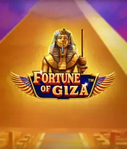 Step into the mystical world of the Fortune of Giza game by Pragmatic Play, highlighting a stunning depiction of a Pharaoh set against the iconic pyramid backdrop. This image portrays the richness of Egyptian heritage, ideal for those interested in ancient civilizations, delivering a thrilling gaming experience.